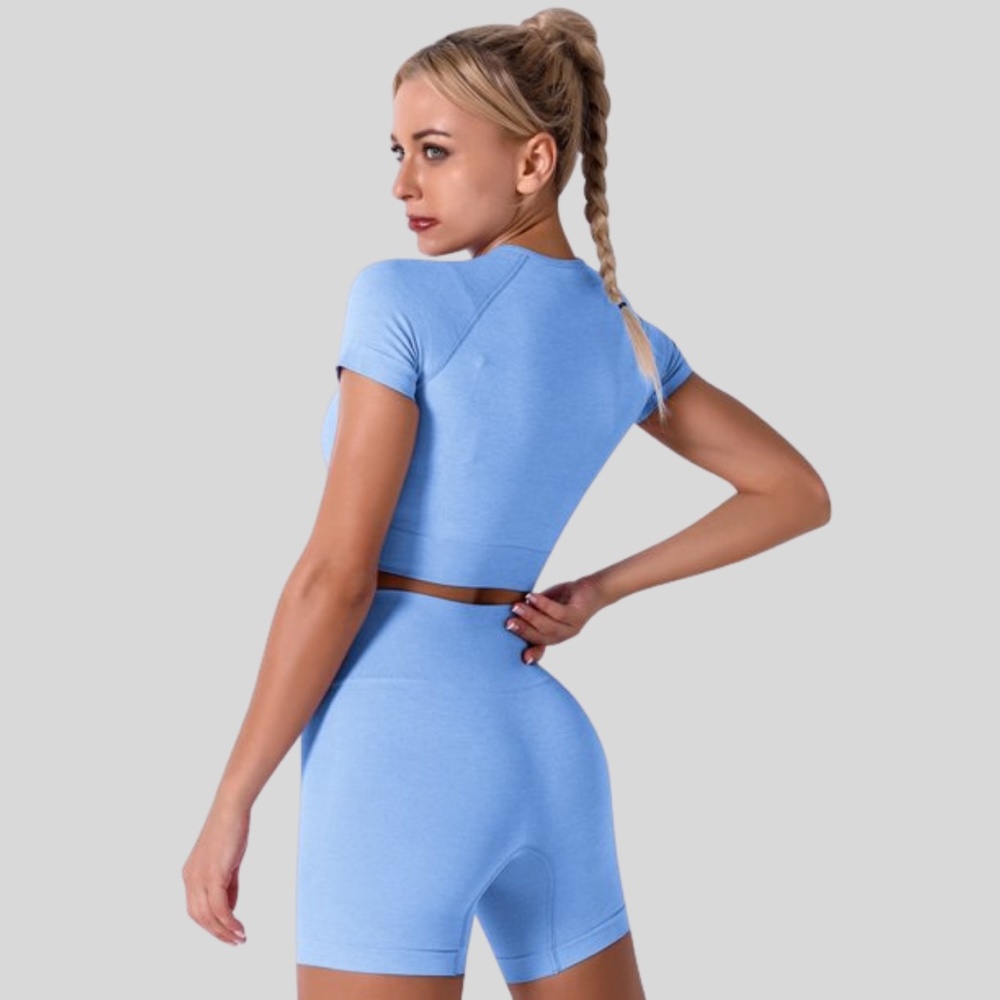 Women's Two Piece Seamless Yoga Outfit